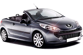 Peuget 307 Cabrio rent a car rodos